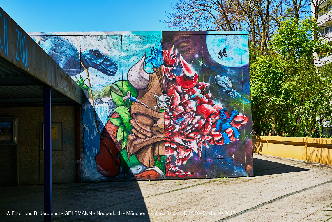 21.03.2017 - Abrissbaustelle Quiddezentrum in Neuperlach